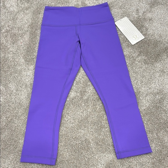 NWT Lululemon Wunder Under Crop Leggings - Picture 2 of 2
